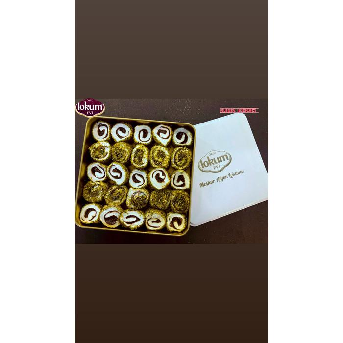 Antep Fıstıklı Çikolatalı Lokum 1 Kg